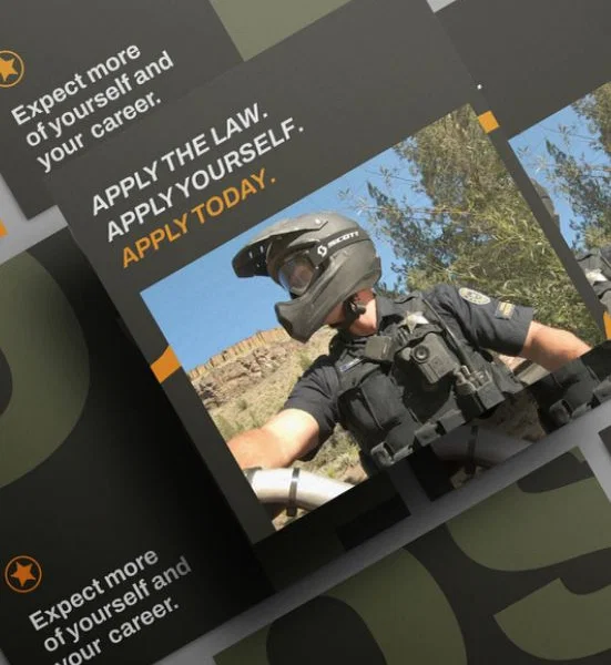 Strategic messaging for first responder recruitment